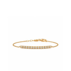 Pulsera Face Cube oro amarillo diamantes Recarlo