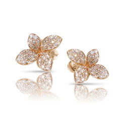 Pendientes Petit Garden oro rosa diamantes Pasquale Bruni