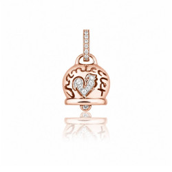 Colgante Campanelle oro rosa diamantes Chantecler Capri