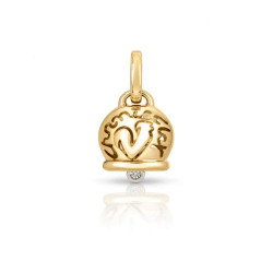 Colgante Campanelle Gold oro amarillo diamante Chantecler Capri