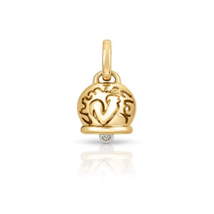 Colgante Campanelle Gold oro amarillo diamante Chantecler Capri