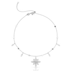 Collar Ghirlanda oro blanco diamantes Pasquale Bruni