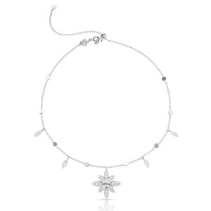Collar Ghirlanda oro blanco diamantes Pasquale Bruni