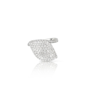 Anillo Aleluiá oro blanco diamantes Pasquale Bruni