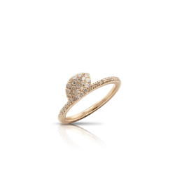 Anillo Petit Garden oro rosa diamantes Pasquale Bruni
