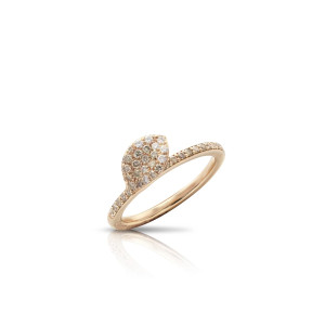 Anillo Petit Garden oro rosa diamantes Pasquale Bruni