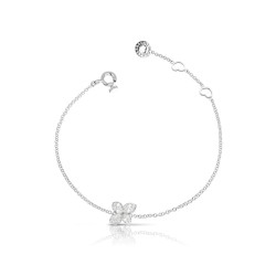 Pulsera Petit Garden oro blanco diamantes Pasquale Bruni