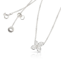 Collar Petit Garden oro blanco diamantes Pasquale Bruni