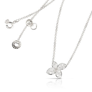Collar Petit Garden oro blanco diamantes Pasquale Bruni