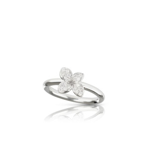 Anillo Petit Garden oro blanco diamantes Pasquale Bruni