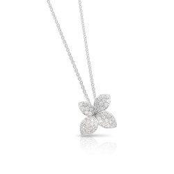 Collar Petit Garden oro blanco diamantes Pasquale Bruni
