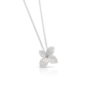 Collar Petit Garden oro blanco diamantes Pasquale Bruni