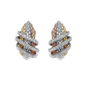 Pendientes Diamantes Pavé Fope