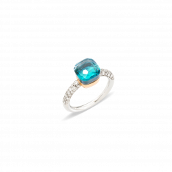 Anillo Nudo Petit con Diamantes Pomellato