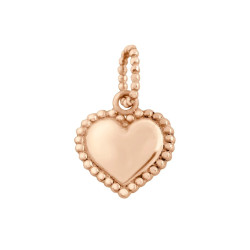 Colgante Lucky Heart, oro rosa, Gigi Clozeau