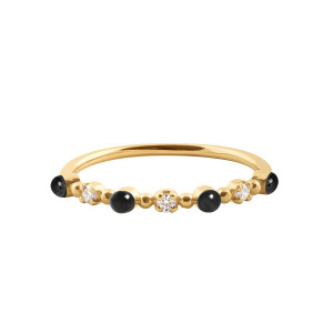 Anillo Classique Oro Amarillo Diamantes GigiClozeau