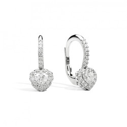 Pendientes Oro Blanco Diamantes Recarlo