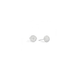 Pendientes Oro Blanco Diamantes Recarlo