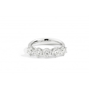 Anillo Oro Blanco Diamantes Recarlo