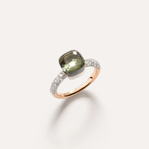 Anillo Nudo Petit con Diamantes Pomellato
