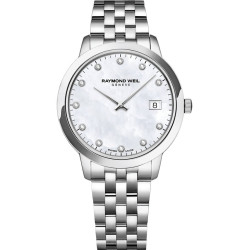 Toccata 34mm Esfera Nácar Blanco Diamantes Raymond Weil