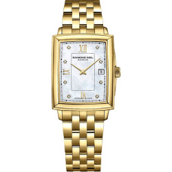 Toccata PVD Oro Amarillo 22.6 mm x 28.1 mm Diamantes Raymond Weil