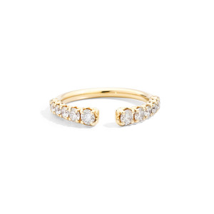 Anillo Oro Amarillo Diamantes Recarlo