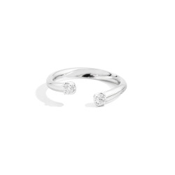 Anillo Oro Blanco Diamantes Recarlo