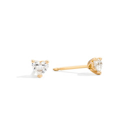 Pendientes Oro Amarillo Diamantes Recarlo