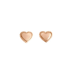 Pendientes Lucky Coeur, oro rosa Gigi Clozeau