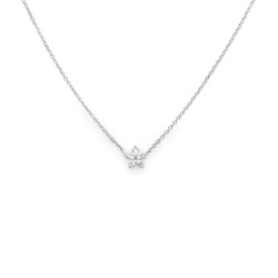 Collar Star Oro Blanco Diamantes Irantzuline