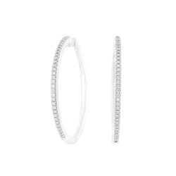 Pendientes Oro Blanco Diamantes Irantzuline