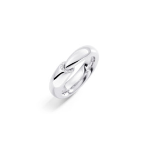 Anillo Calla Oro Blanco Vhernier