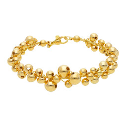 Pulsera Bubble Oro Amarillo Irantzuline