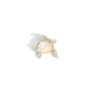 Broche Tartaruga Diamantes Vhernier