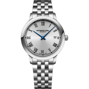 Toccata 34mm Esfera Plateada Raymond Weil