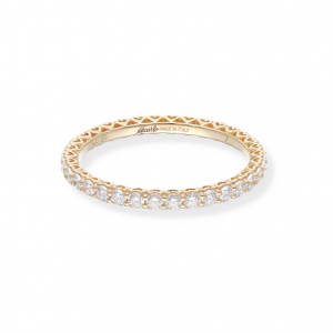 Anillo Oro Amarillo Diamantes Recarlo