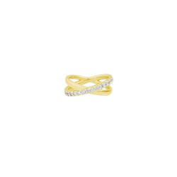 Anillo Oro Amarillo Diamantes Recarlo