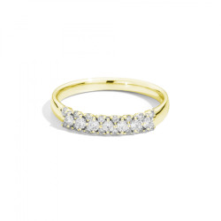 Anillo Oro Amarillo Diamantes Recarlo