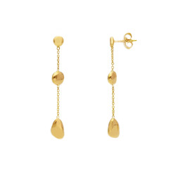 Pendientes Largos Oro Amarillo Irantzuline