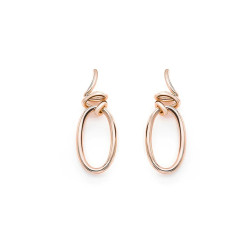 Pendientes Oro Rosa Mattioli