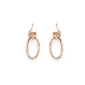 Pendientes Oro Rosa Mattioli