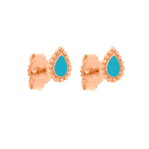 Pendientes Lucky Cashmere Oro Rosa Gigi Clozeau