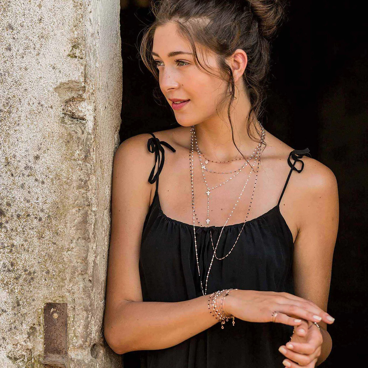 Collar Rosario Cruz Gigi Clozeau