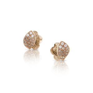 Pendientes Petit Garden Oro Rosa Diamantes PasqualeBruni