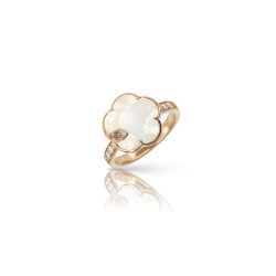 Anillo Petit Joli Oro Rosa Nácar Diamantes PasqualeBruni