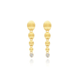 Pendientes Nuvolette Oro Amarillo Diamantes Nanis