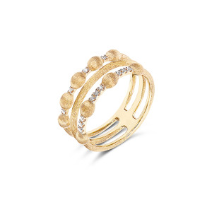Anillo Dancing Élite Oro Amarillo Diamantes Nanis