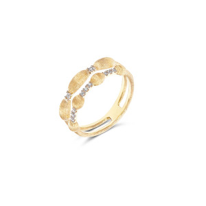 Anillo Dancing Élite Oro Amarillo Diamantes Nanis