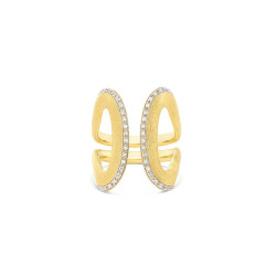 Anillo Libera Icon Oro Amarillo Diamantes Nanis